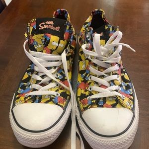 Converse X The simpsons shoes. Size 13 men’s. Slightly worn.